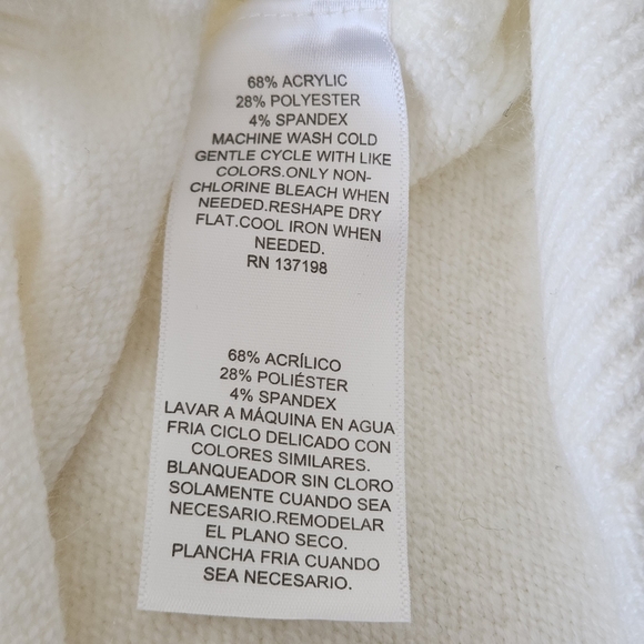 Ivory Cropped Crewneck Sweater - Picture 7 of 9